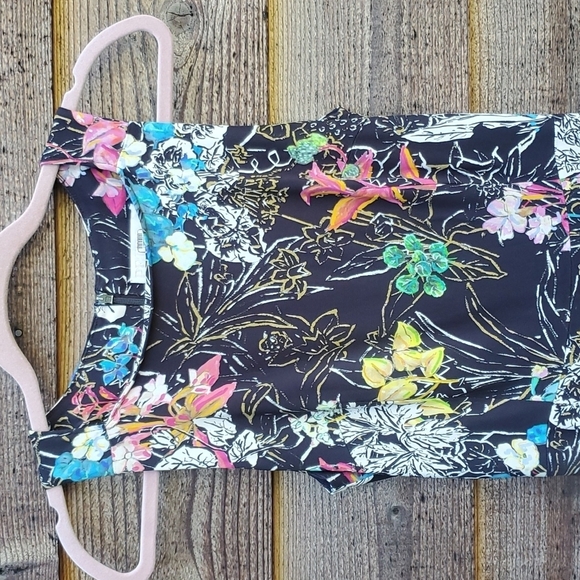 Peter Pilotto Floral Printed Kia Frill Dress Size 6 US - Picture 4 of 9